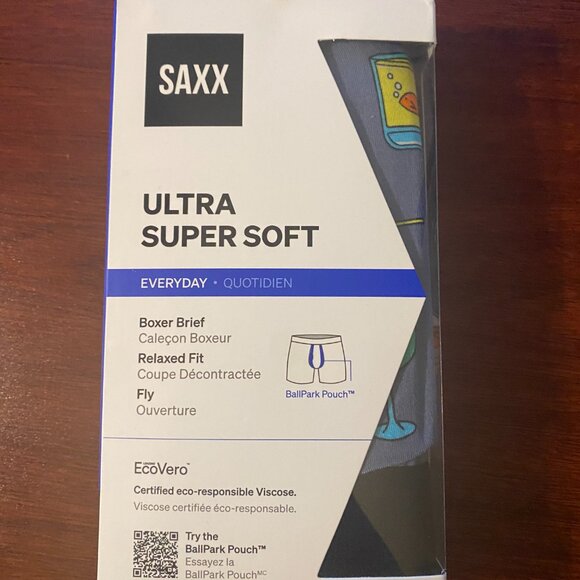 SAXX ULTRA Boxer Briefs with Fly “Nautical Nightcap" - Picture 3 of 4